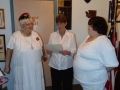 LAFRA NP Doris Fri speak with the Unit #170 President and Secretary