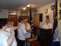 LAFRA RVPNW DyAnne Tryon installs the new Unit officers