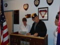 (L - R) Unit #170 President, Branch #170 President Ron Belz, and LAFRA RPNW Lauren Wynn
