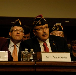 FRA National President (NP) Virgil Courneya testified before a joint hearing of the House and Senate Veterans Affairs Committees this week